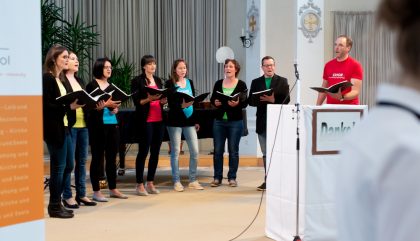 17.05.2018, Oesterreich, Lienz, Spitalskirche, 12. Schokoladennacht - Im Bild der Chor Good Vibrations , Brunner Images 2018, Foto: Brunner Images / Philipp Brunner