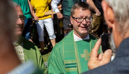 Einfuehrung des Neuen Pfarrers