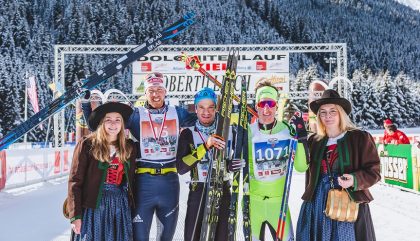 Clemens Blassnig gewann beim diesjährigen Dolomitenlauf die 23 km Skating-Distanz. Foto: Expa Pictures Clemens Blassnig gewann beim diesjährigen Dolomitenlauf die 23 km Skating-Distanz. Foto: Expa Pictures