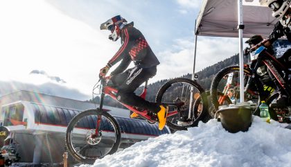 19.01.2019, Oesterreich, Lienz, Hochstein, Ride Hard on Snow, Im Bild die Startrampe nahe der Bergstation Hochstein, Brunner Images 2017, Foto: Brunner Images / Philipp Brunner