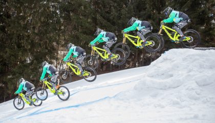 19.01.2019, Oesterreich, Lienz, Hochstein, Ride Hard on Snow, Im Bild ein Teilnehmer bei einer Sprungschanze, Brunner Images 2017, Foto: Brunner Images / Philipp Brunner