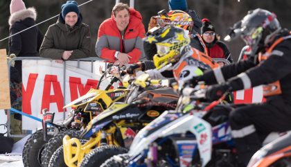 12.01.2019, Oesterreich, Kartitsch, St. Oswald Dorfberglift, Speedhill Cup,Im Bild v.l.: Robert Edlinger und Benjamin Karl , Brunner Images 2019, Foto: Brunner Images / Christian Walder