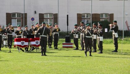 Haspingerkaserne Angelobung Militärmusik_c_muehlburger Haspingerkaserne Angelobung Militärmusik_c_muehlburger