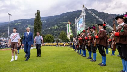 AUT, Land Tirol, Empfang Felix Gall AUT, Land Tirol, Empfang Felix Gall