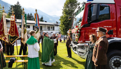 2025 07 19, Segnung Tanklöschfahrzeug Feuerwehr Ainet, FF 2025 07 19, Segnung Tanklöschfahrzeug Feuerwehr Ainet, FF
