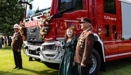 2025 07 19, Segnung Tanklöschfahrzeug Feuerwehr Ainet, FF 2025 07 19, Segnung Tanklöschfahrzeug Feuerwehr Ainet, FF
